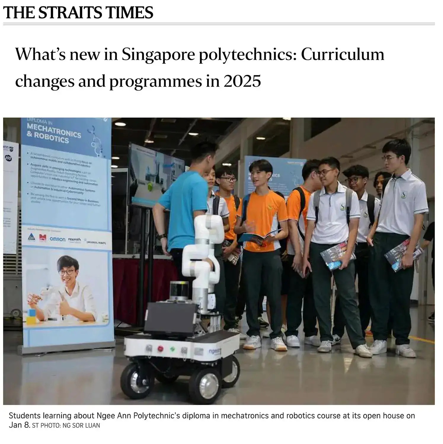 What's new in Singapore polytechnics: Curriculum changes and programmes in 2025