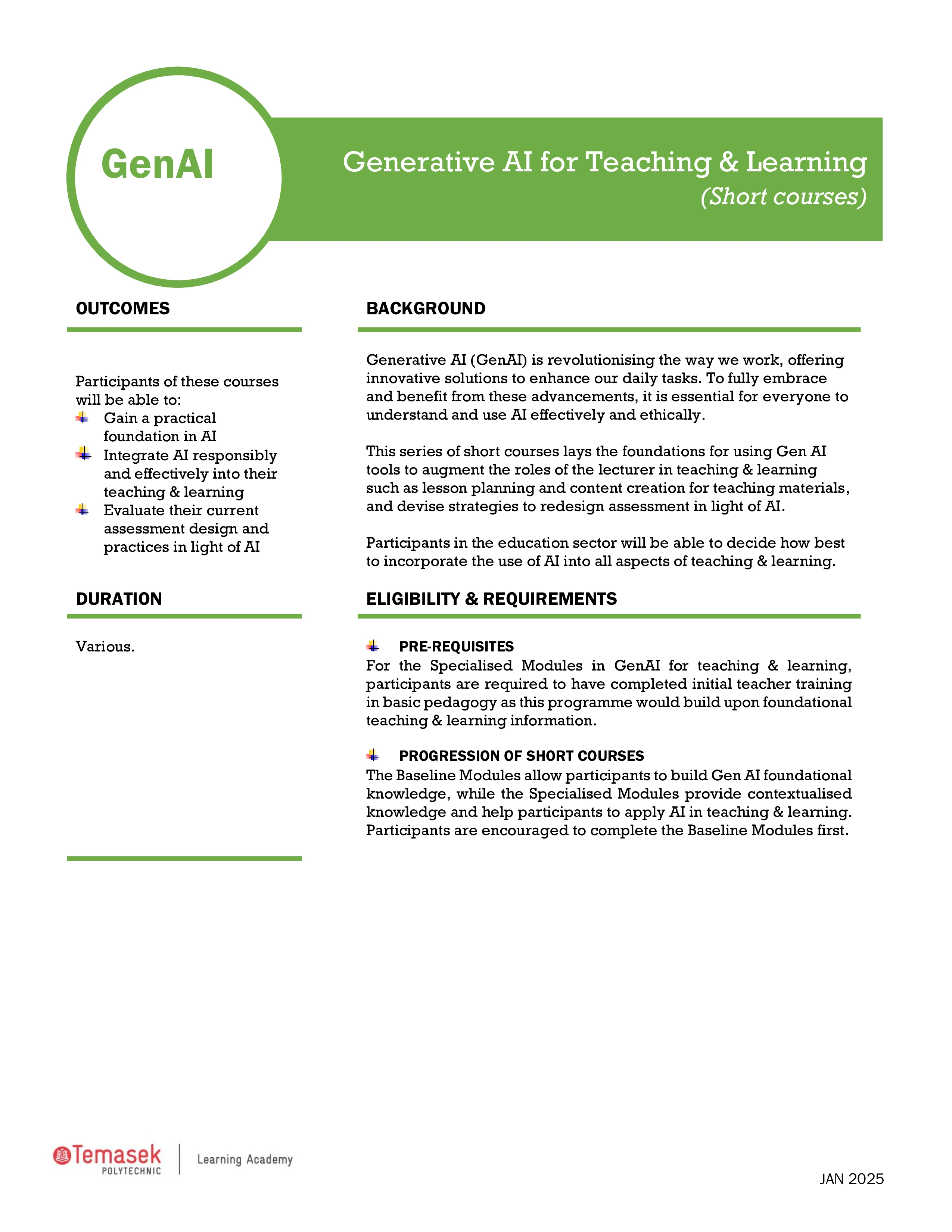 GenAI brochure