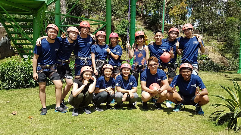 students participating in outdoor learning experiences